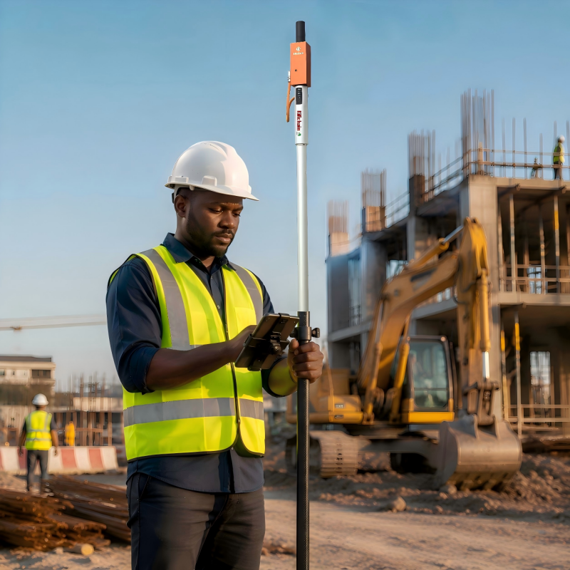 Handheld GNSS receiver for RTK centimeter milimeter measurement land surveying engineering surveying Focux 3 GNSS RTK Receiver unit, rover receiver unit. CORS rover receiver unit.