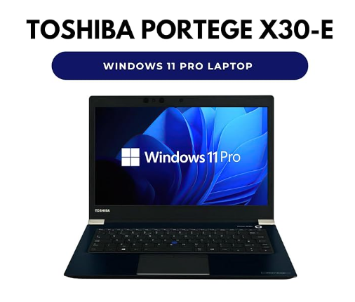 KILICERTIFIED Grade A: Toshiba Portege X30E Intel Core i7 8th Gen 16GB RAM, 256GB SSD | 13.3" Full HD, Windows 11 Pro | 44000 mWh Battery health |6+ Hours Youtube | Refurbished with 9 Months Warranty