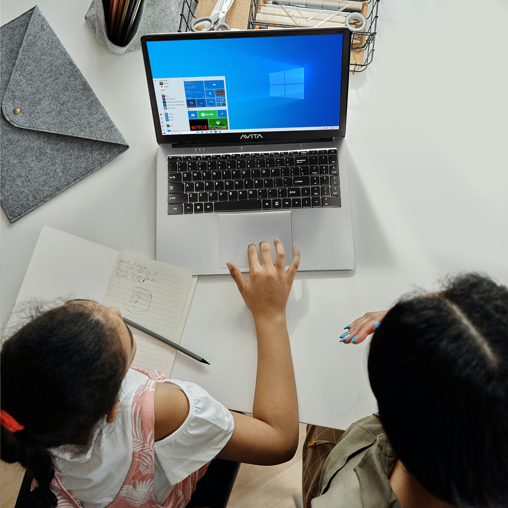 (Free Tablet+Bag) Brand New AVITA SATUS S102 Laptop 8GB+256GB+15.6" SATA 3.0 SSD Storage Intel Celeron N4020 7.4V 5000mAh Battery Linux OS Windows 11 Home on request Bluetooth 5.0