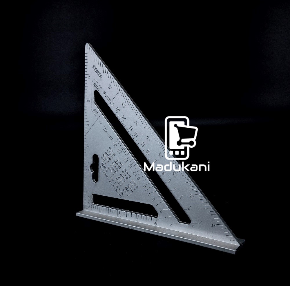190mm 7.5 inch Aluminum Rafter Square Carpenters Square