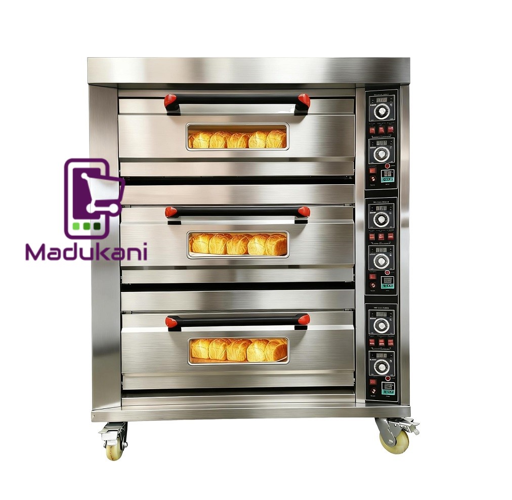 3 Deck 6 Trays Commercial Oven