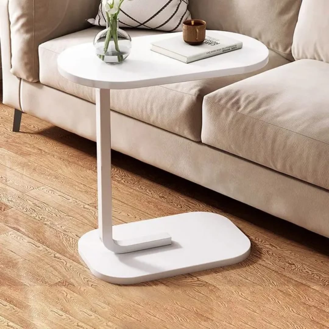 Square Side Table, Living Room Side Table, Bedside Table, Home Decor WHITE