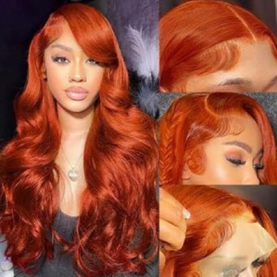 human blend deep full frontal wig no.350