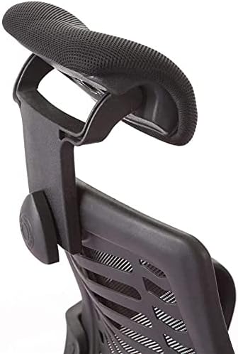 Ergonomic Office Chair with Headrest , Adjustable Swivel ,Desk Chair with Wheels ( Black )