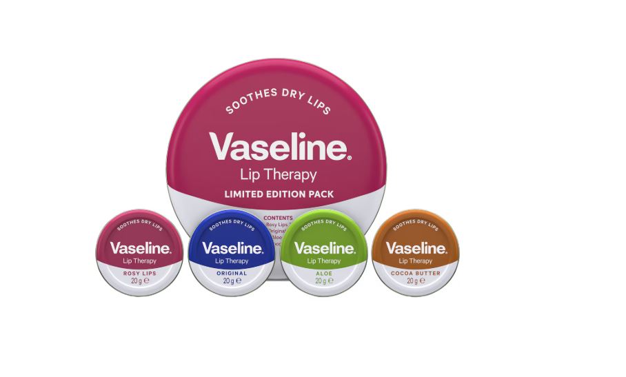 Original Vaseline lip therapy pink soft lips rosy lips vaseline lip therapy original/AloeVera/cocoa butter Chapstick for dry chapped dry cracked lips
