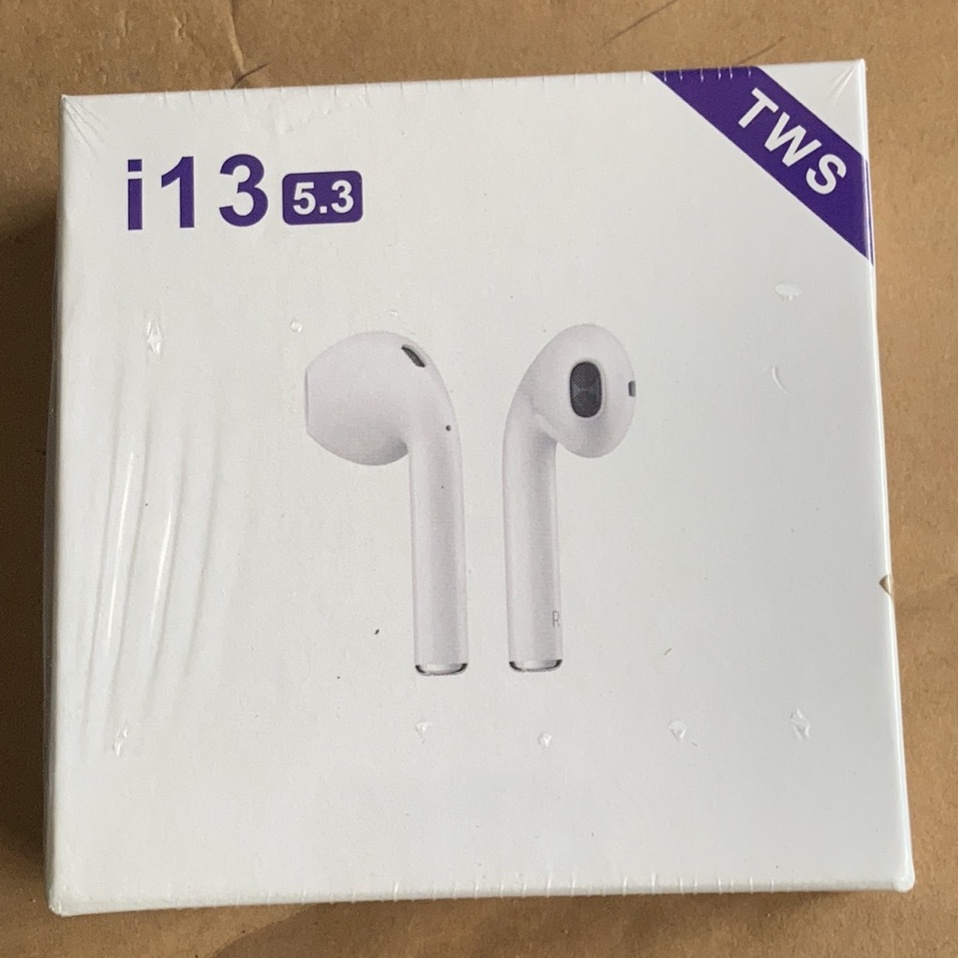 TWS I12 Bluetooth Earbuds Bluetooth 5.3 Earphones White Touch Control 3H Playtime Active Noise Reduction