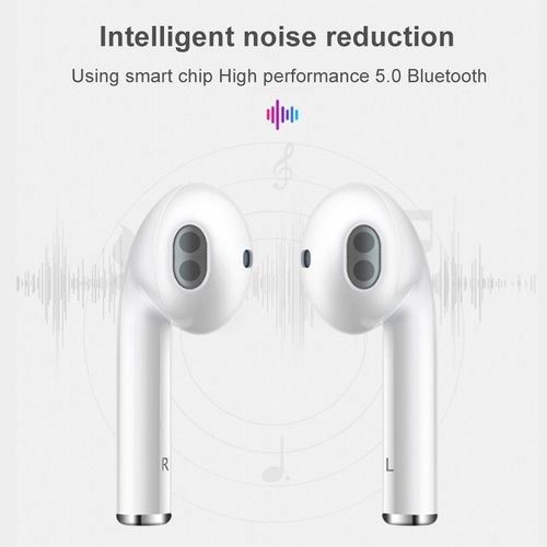 TWS I12 Bluetooth Earbuds Bluetooth 5.3 Earphones White Touch Control 3H Playtime Active Noise Reduction