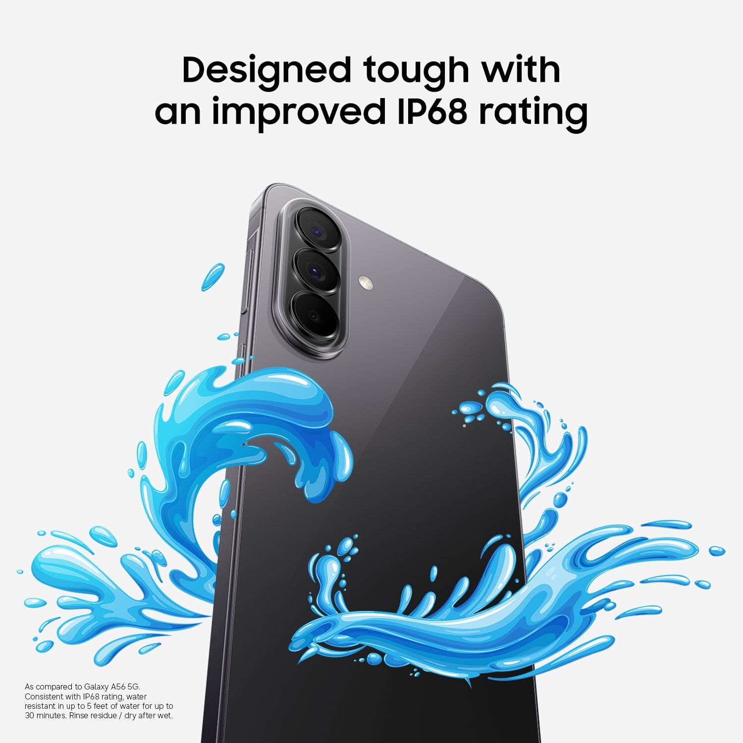 [Brand Official] Samsung Galaxy A57 5G AI phone 256GB+8GB 6.7" 120Hz AMOLED Exynos 1680 (4nm) 50MP Triple Camera Android 16 45W 5000mAh IP68 Dust Water Resistant Type-C Charge Smart Phones