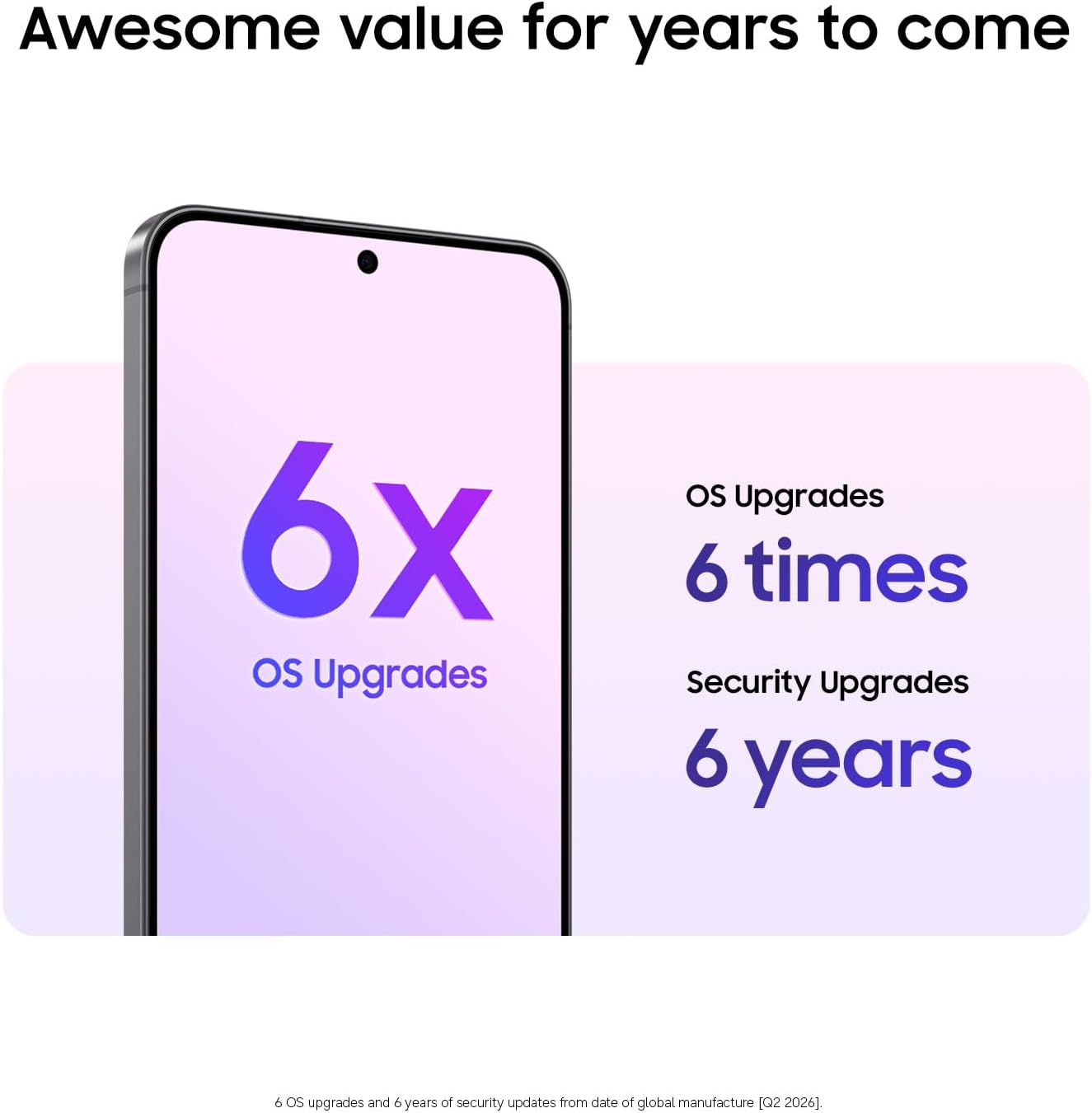 [Brand Official] Samsung Galaxy A57 5G AI phone 256GB+8GB 6.7" 120Hz AMOLED Exynos 1680 (4nm) 50MP Triple Camera Android 16 45W 5000mAh IP68 Dust Water Resistant Type-C Charge Smart Phones