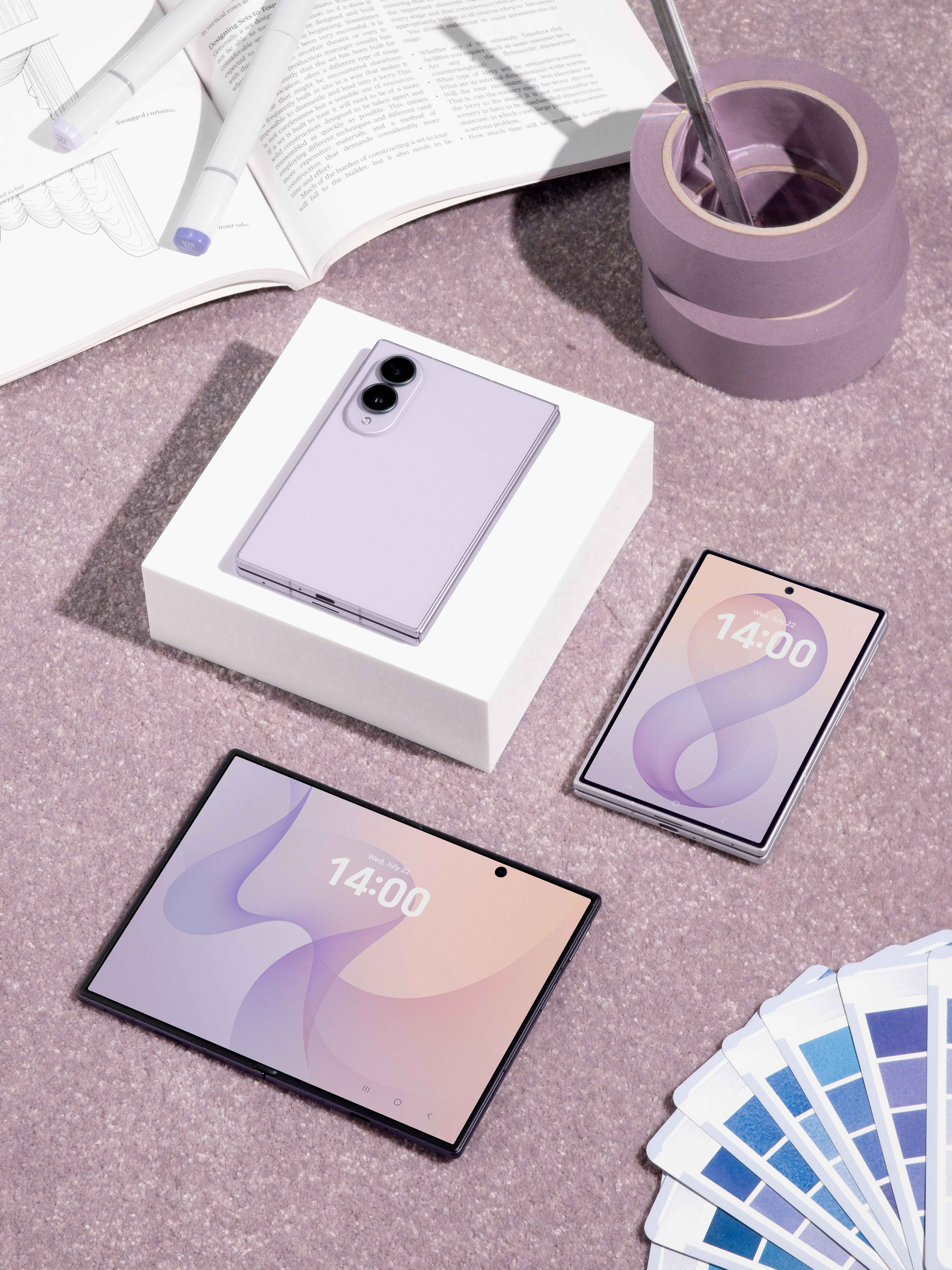 New Arrival Samsung Galaxy Z Fold 8 5G 256GB+12GB 7.6'' Foldable Dynamic LTPO AMOLED 2X 120Hz Display 50MP Camera 4800mAh 45W Type-C Charge Android 17 AI Smart Phone