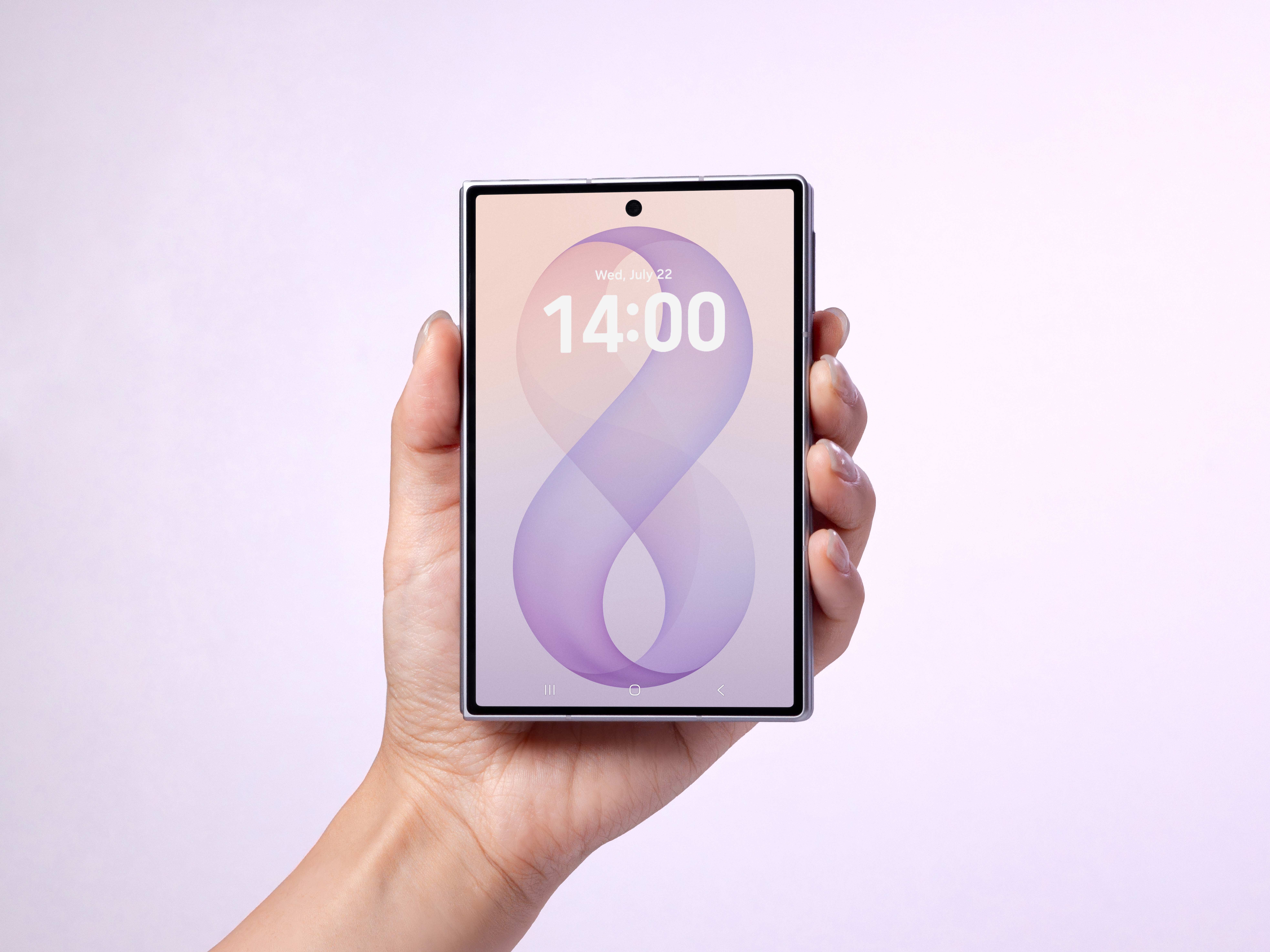 New Arrival Samsung Galaxy Z Fold 8 5G 256GB+12GB 7.6'' Foldable Dynamic LTPO AMOLED 2X 120Hz Display 50MP Camera 4800mAh 45W Type-C Charge Android 17 AI Smart Phone