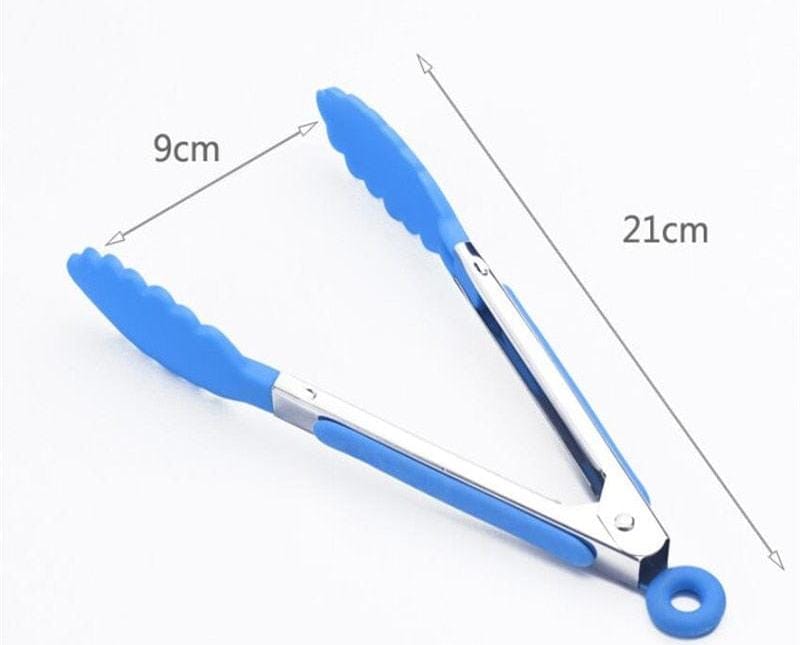Non-Stick Silicone Kitchen Colored Food Tongs – High Quality Heat Resistant Cooking & Serving Tongs for BBQ, Salad, Baking & Everyday Kitchen Use