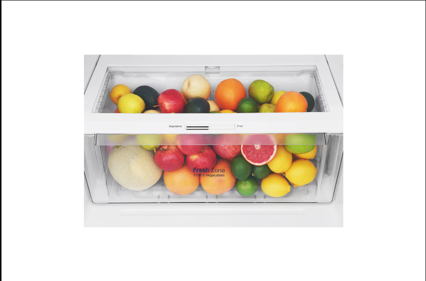 (LIMITED OFFER) LG GL-T652HLCM 438L Double Door Fridge Refrigerator With Water Dispenser Top Mount Freezer Smart Inverter Energy Saving LinearCooling Multi Air Flow Bright LED Light Big Veggie Box