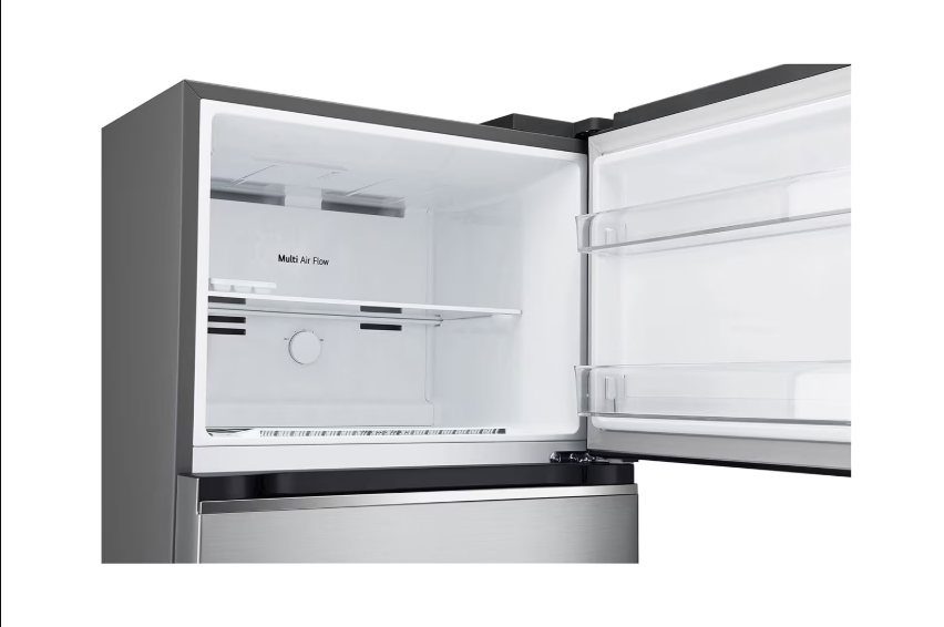 (LIMITED OFFER) LG GL-B492PLGB 395L Double Door Fridge Refrigerator Top Mount Freezer Smart Inverter Energy Saving LinearCooling DoorCooling+ Multi Air Flow Bright LED Light Big Veggie Box