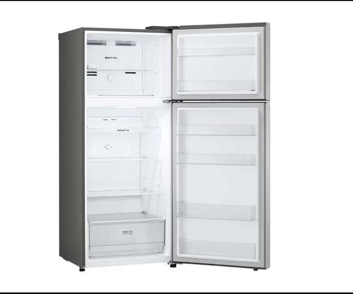 (LIMITED OFFER) LG GL-B492PLGB 395L Double Door Fridge Refrigerator Top Mount Freezer Smart Inverter Energy Saving LinearCooling DoorCooling+ Multi Air Flow Bright LED Light Big Veggie Box