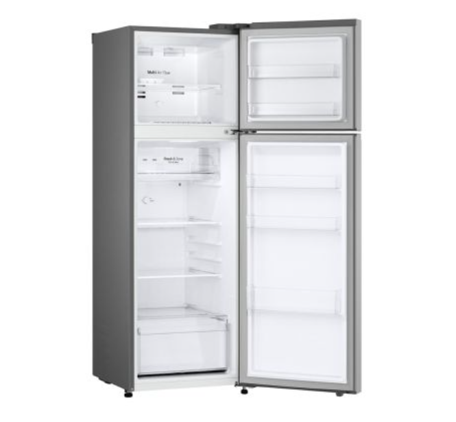 (LIMITED OFFER) LG GN-B262PFSF 287L Double Door Fridge Refrigerator Top Mount Freezer Smart Inverter Energy Saving Prime Silver Multi Air Flow Humidity Controller Moist Balance Crisper Smart Diagnosis