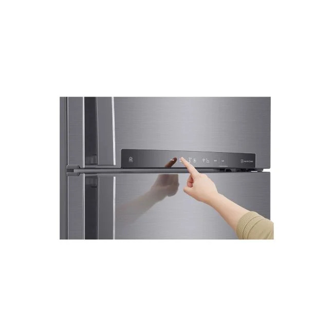 LG GN-F702HLHU 509L Net Top Freezer Refrigerator Double Door Fridge Inverter Linear Compressor DoorCooling+ LinearCooling HygieneFresh+ Smart ThinQ WiFi Remote Control Energy Saving Refrigerator