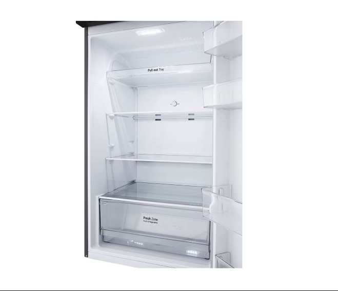 (LIMITED OFFER) LG GL-B492PLGB 395L Double Door Fridge Refrigerator Top Mount Freezer Smart Inverter Energy Saving LinearCooling DoorCooling+ Multi Air Flow Bright LED Light Big Veggie Box