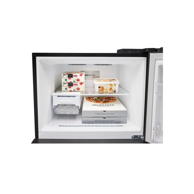 LG 461L Double Door Fridge GL-B452PPFQ Top Mount Refrigerator Black Smart Inverter Compressor Door Cooling+ Hygiene Fresh+ Metal Deco Controller No Frost Energy Saving Refrigerator 461 Litres