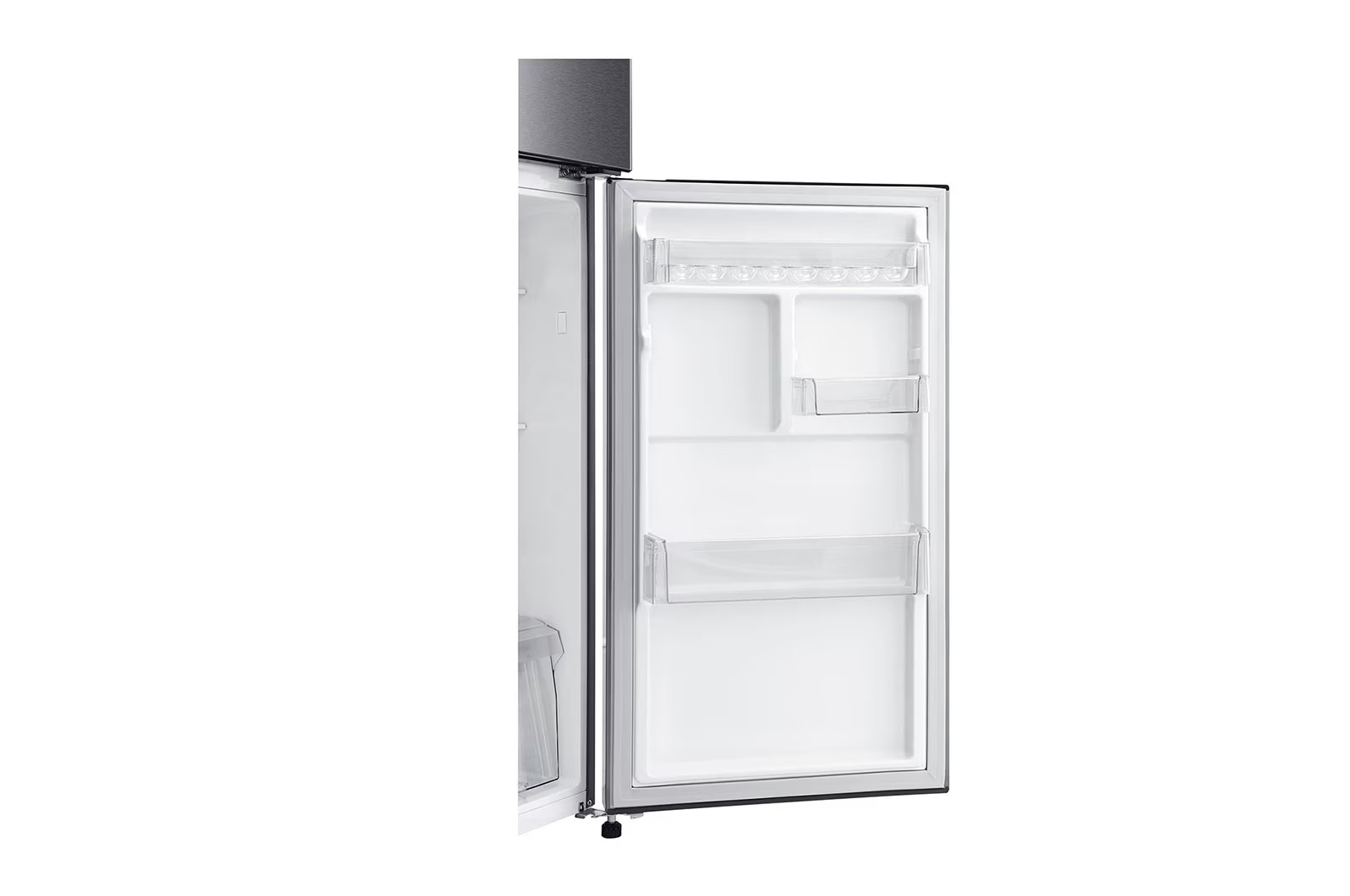 (LIMITED OFFER) LG GN-B202SQBB 187L Double Door Fridge Top Freezer Refrigerator Smart Inverter Compressor Energy Saving Multi Air Flow Moist Balance Crisper Big Size Veggie Box LED Lighting