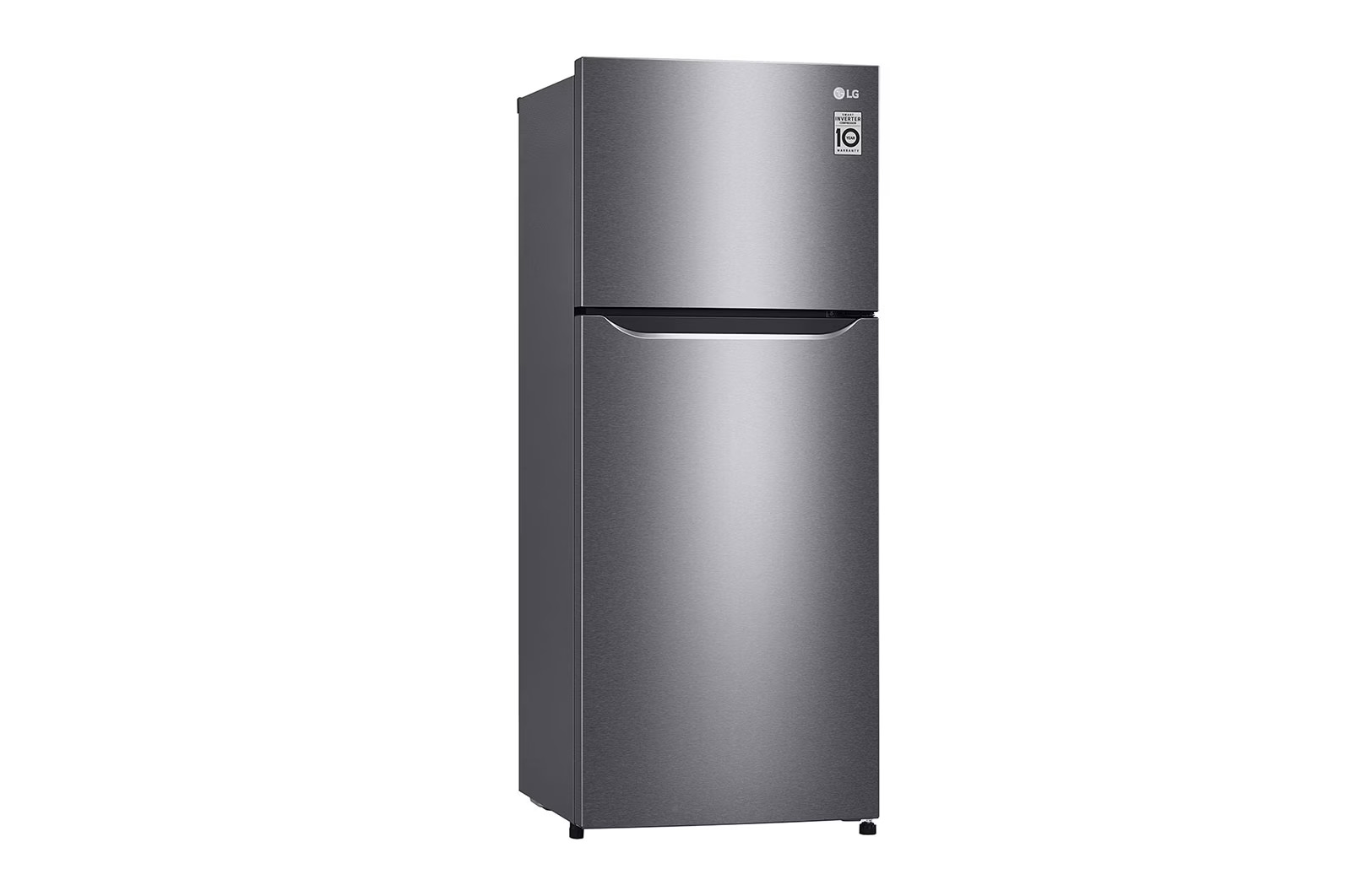 (LIMITED OFFER) LG GN-B202SQBB 187L Double Door Fridge Top Freezer Refrigerator Smart Inverter Compressor Energy Saving Multi Air Flow Moist Balance Crisper Big Size Veggie Box LED Lighting