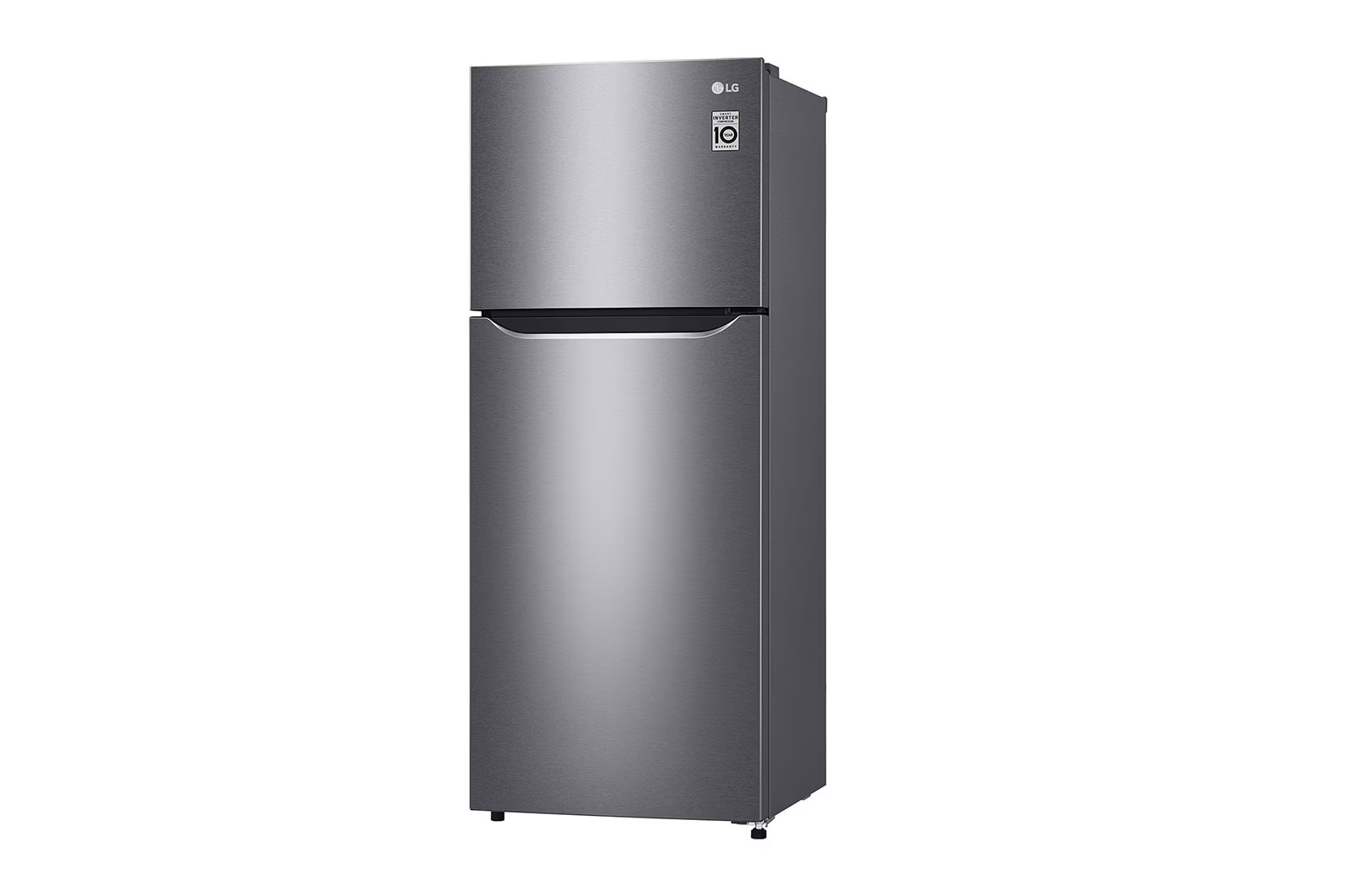 (LIMITED OFFER) LG GN-B202SQBB 187L Double Door Fridge Top Freezer Refrigerator Smart Inverter Compressor Energy Saving Multi Air Flow Moist Balance Crisper Big Size Veggie Box LED Lighting