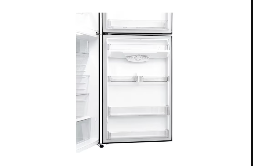 LG GN-C702SGGU 506L Top Mount Double Door Fridge Black Glass Refrigerator Inverter Linear Compressor Door Cooling+ Hygiene Fresh+ Fresh 0 Zone Moving Ice Maker Energy Saving No Frost Refrigerator