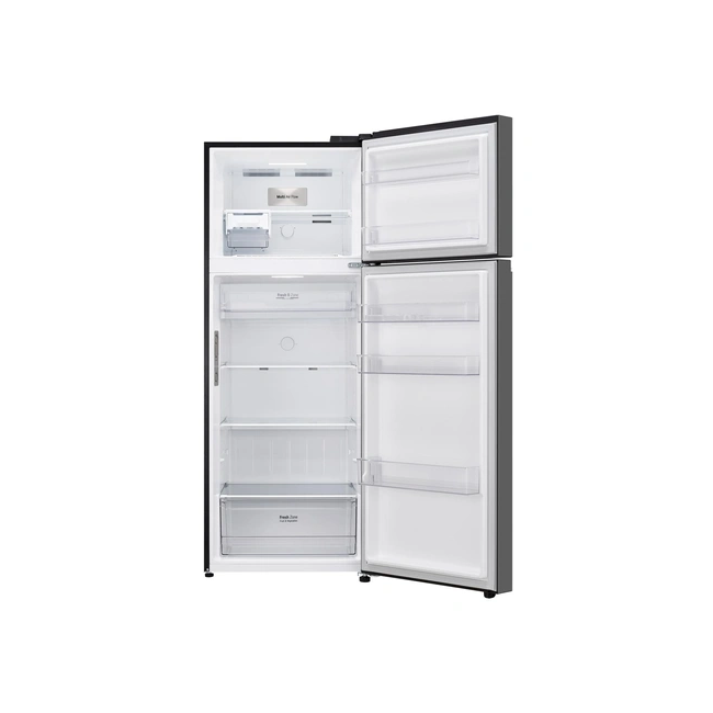 LG 461L Double Door Fridge GL-B452PPFQ Top Mount Refrigerator Black Smart Inverter Compressor Door Cooling+ Hygiene Fresh+ Metal Deco Controller No Frost Energy Saving Refrigerator 461 Litres