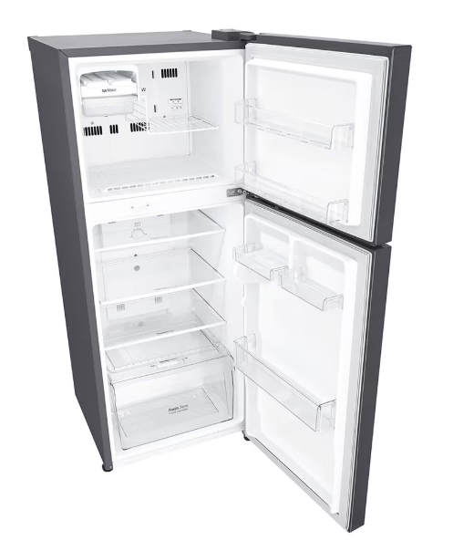 (LIMITED OFFER) LG GL-C252SLBB 234L Double Door Fridge Refrigerator Top Mount Freezer Smart Inverter Energy Saving Multi Air Flow Moving Ice Tray Bright LED Lighting Moist Balance Crisper