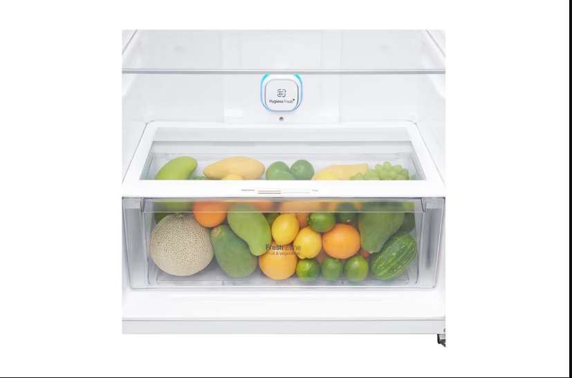 LG GN-C702SGGU 506L Top Mount Double Door Fridge Black Glass Refrigerator Inverter Linear Compressor Door Cooling+ Hygiene Fresh+ Fresh 0 Zone Moving Ice Maker Energy Saving No Frost Refrigerator