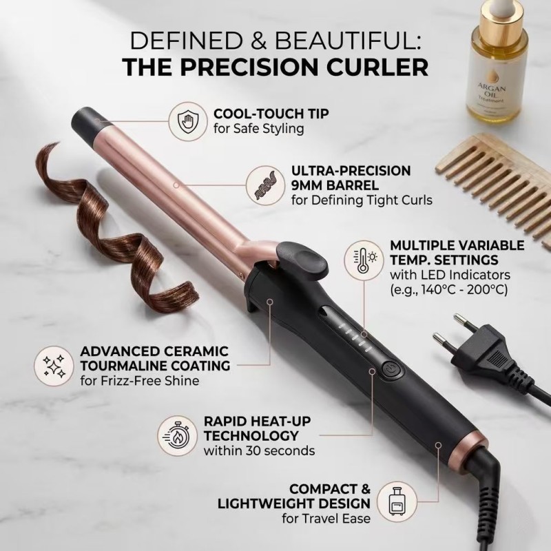 Superfine Wool Curling Iron For Maintaining Hair Health Suitable For Women Home-Use Instant Curling Hair Device