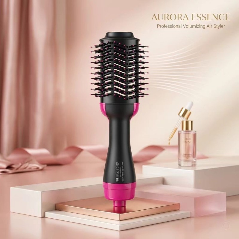 Multifunctional Three-In-One Hot Air Combing And Blowing Hair Dryer Straightening Comb