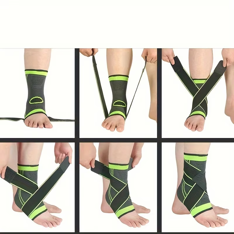 1Pc Ankle Support Brace With adjustable straps, Best Ankle Compression Support Brace for Foot and Heel