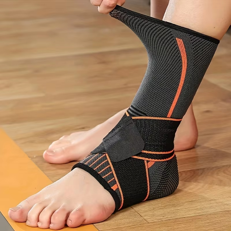 1Pc Ankle Support Brace With adjustable straps, Best Ankle Compression Support Brace for Foot and Heel