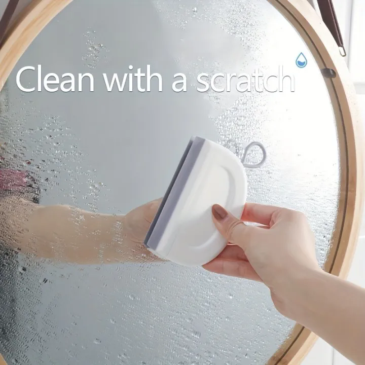 Mini Countertop Wiper Small Wiper Bathroom Glass Mirror Silicone Cleaning Tool Bathroom Sink Wiper