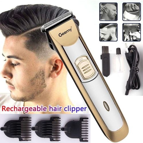 Geemy Professional Rechargeable Hair Clipper & Beard Trimmer – Cordless Electric Shaving Machine for Hair, Beard & Grooming