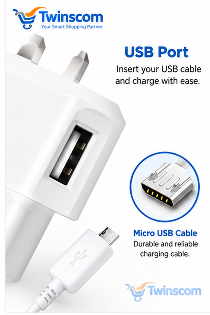 Samsung original charger 2in 1 micro
