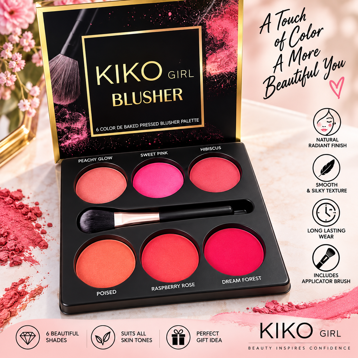 Kiko Blush Pallet.