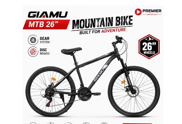 🎁 GIFT OFFER 🎁 - A 1 pc Giamu MTB 26" Mountain Bike perfect for adults