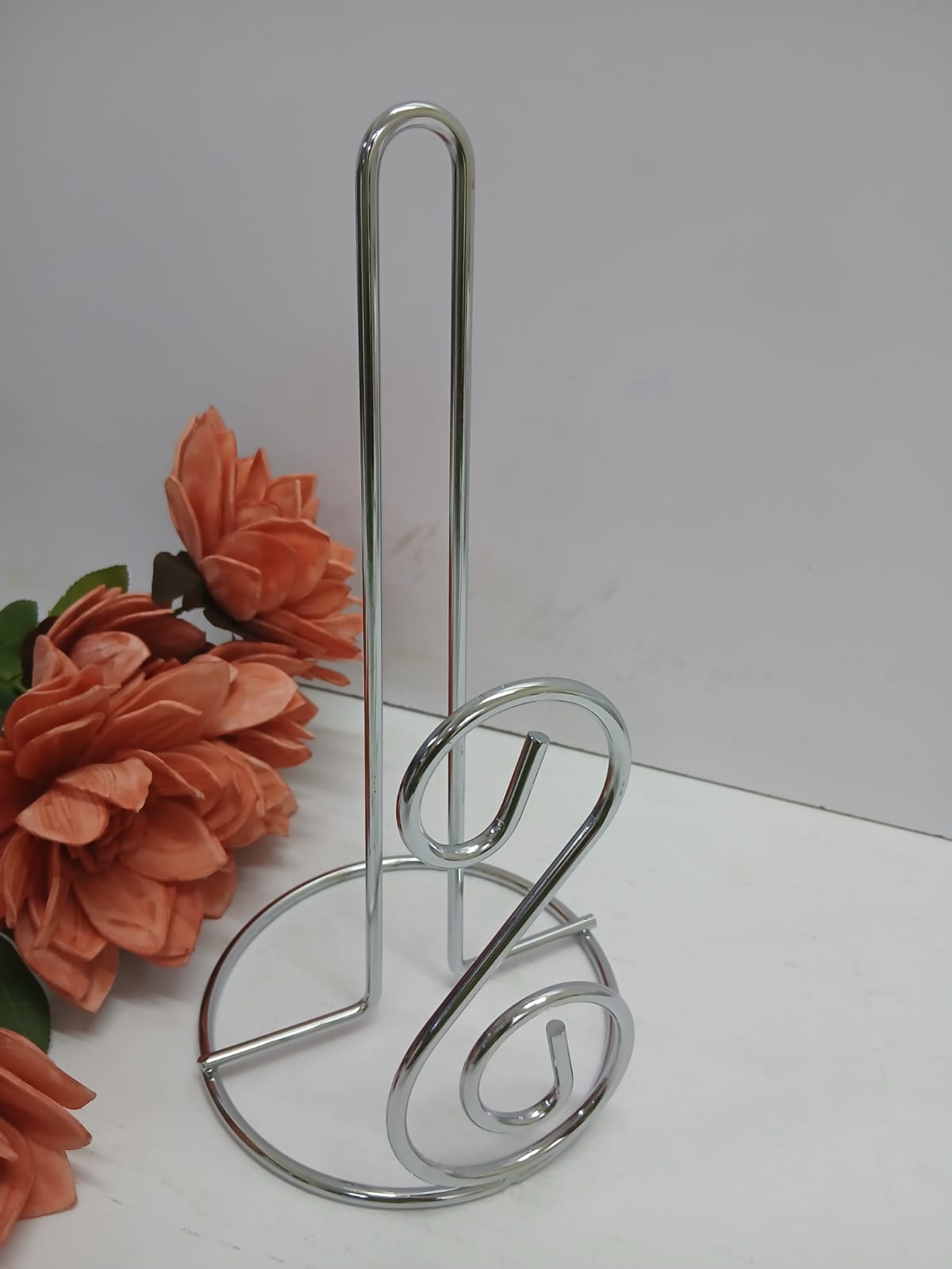 1pc Silver Stainless Steel Tissue & Napkin Holder 🍽️⚡