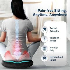 ORTHOPEDIC DONUT CUSHION PILLOW, HEMORRHOIDS RELIEF SEAT CUSHION, TAILBONE SUPPORT RING PILLOW, COCCYX PAIN RELIEF CUSHION, MEDICAL SITTING RING PILLOW, POST SURGERY COMFORT CUSHION, PRESSURE RELIEF O