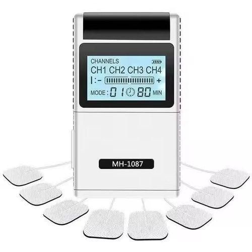 PHYSIOTHERAPY 4-CHANNEL TENS MACHINE, FOUR-CHANNEL ELECTRICAL NERVE STIMULATOR, DIGITAL TENS UNIT FOR PAIN RELIEF, MULTI-CHANNEL PHYSIOTHERAPY STIMULATION DEVICE, PORTABLE ELECTRICAL MUSCLE STIMULATOR