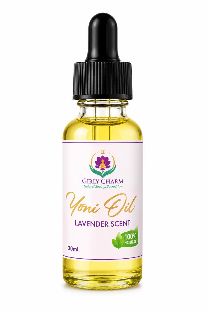LAVENDER YONI OIL (30ML) – 100% NATURAL FEMININE CARE OIL, HYDRATING, ODOR CONTROL & SOOTHING INTIMATE OIL