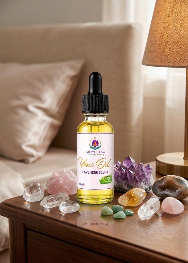 LAVENDER YONI OIL (30ML) – 100% NATURAL FEMININE CARE OIL, HYDRATING, ODOR CONTROL & SOOTHING INTIMATE OIL