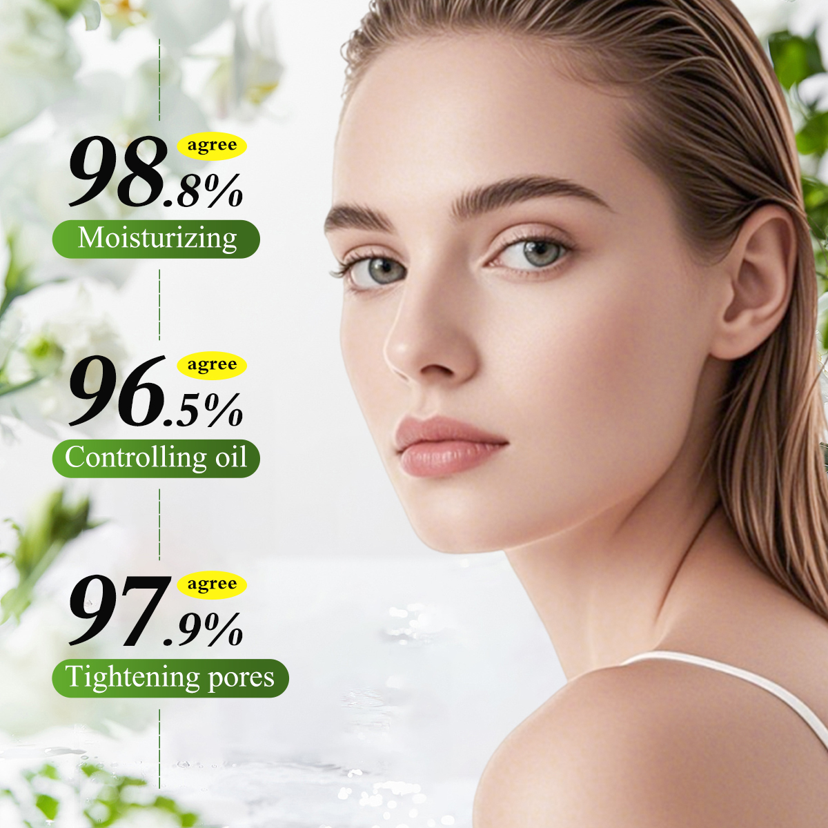JASMINE OIL-CONTROL MOISTURIZING SKIN ESSENCE 30ML - AHA + BHA DARK SPOT REMOVER, ACNE TREATMENT & PORE TIGHTENING FACIAL SERUM FOR OILY SKIN