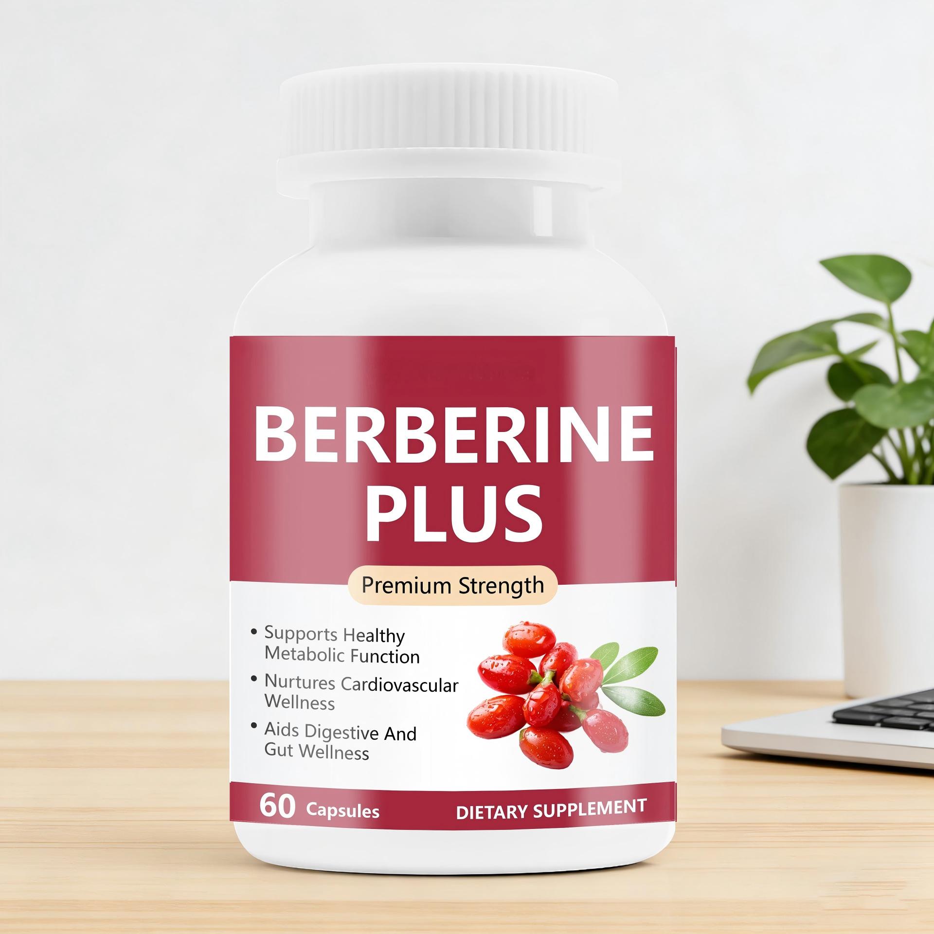 BERBERINE CAPSULES BALANCE BLOOD SUGAR, SUPPORTS WEIGHT LOSS, BOOSTS GUT HEALTH, IMPROVES CHOLESTEROL & HEART HEALTH, REGULATES HORMONES IN PCOS, ENHANCES SKIN CLARITY, YOUR BODY’S NATURAL RESET