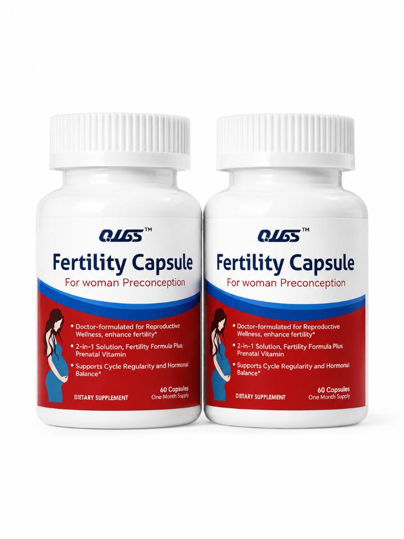FEMALE FERTILITY SUPPORT (60 CAPS) - DOCTOR-FORMULATED 2-IN-1 PRECONCEPTION & PRENATAL VITAMINS FOR FAST & HEALTHY CONCEPTION | PREGNANCY BOOST SUPPLEMENTS FOR KENYAN WOMEN.