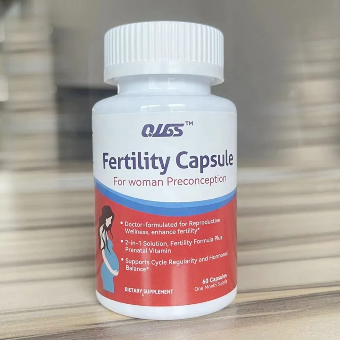 FEMALE FERTILITY SUPPORT (60 CAPS) - DOCTOR-FORMULATED 2-IN-1 PRECONCEPTION & PRENATAL VITAMINS FOR FAST & HEALTHY CONCEPTION | PREGNANCY BOOST SUPPLEMENTS FOR KENYAN WOMEN.