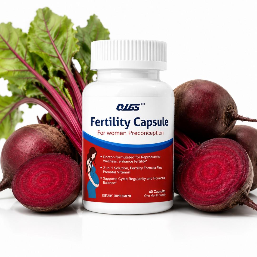 FEMALE FERTILITY SUPPORT (60 CAPS) - DOCTOR-FORMULATED 2-IN-1 PRECONCEPTION & PRENATAL VITAMINS FOR FAST & HEALTHY CONCEPTION | PREGNANCY BOOST SUPPLEMENTS FOR KENYAN WOMEN.