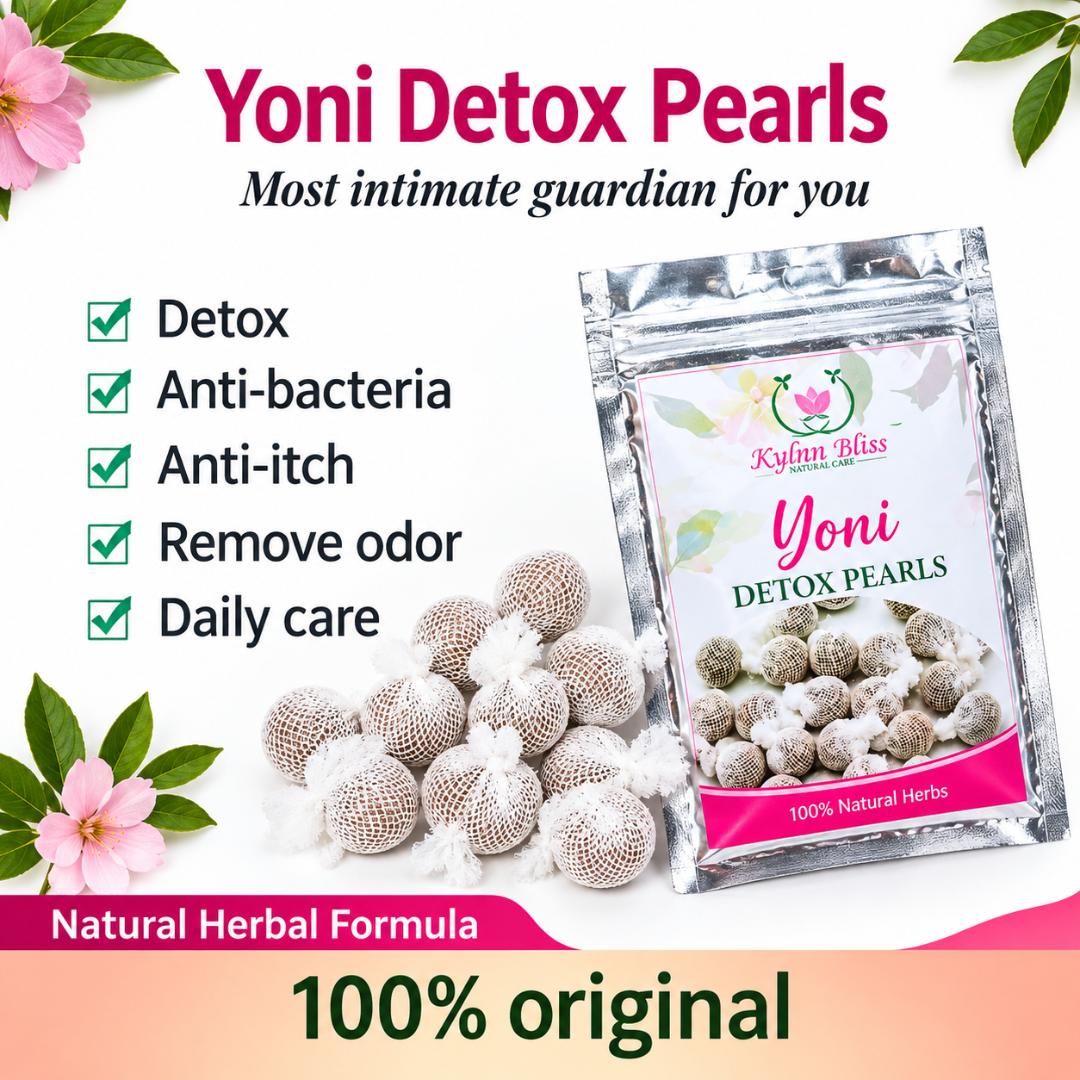 YONI DETOX PEARLS (3pcs) FOR DEEP VAGINAL CLEANSING, FEMALE LIBIDO BOOST, PH BALANCE, ELIMINATES ODOR, SUPPORTS MENSTRUAL HEALTH, BOOSTS FERTILITY & INTIMATE HEALTH